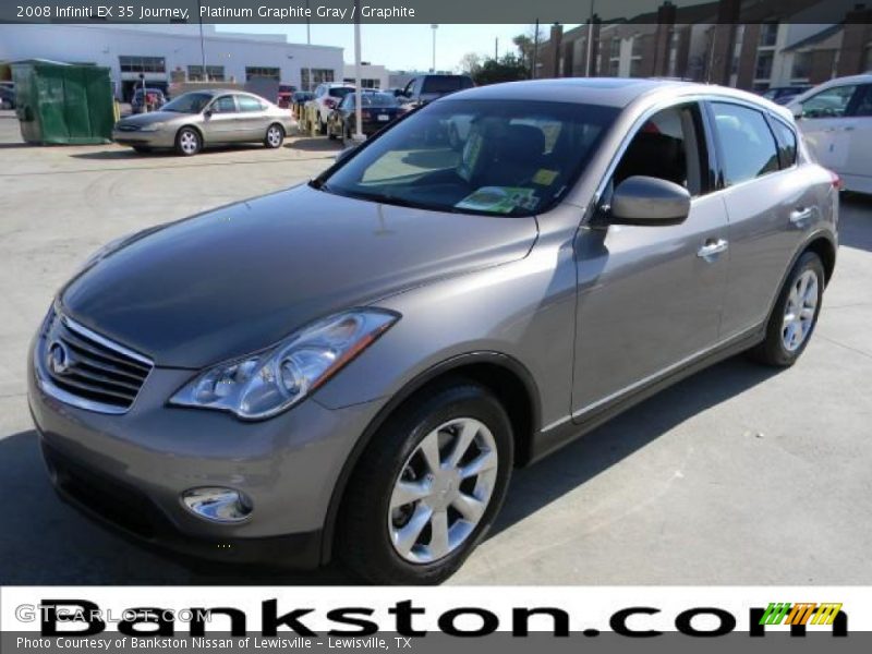 Platinum Graphite Gray / Graphite 2008 Infiniti EX 35 Journey