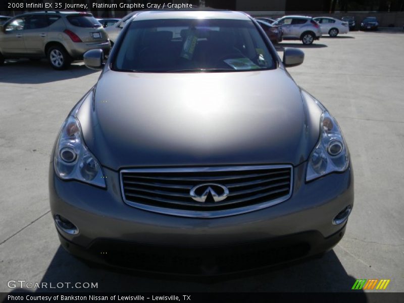 Platinum Graphite Gray / Graphite 2008 Infiniti EX 35 Journey