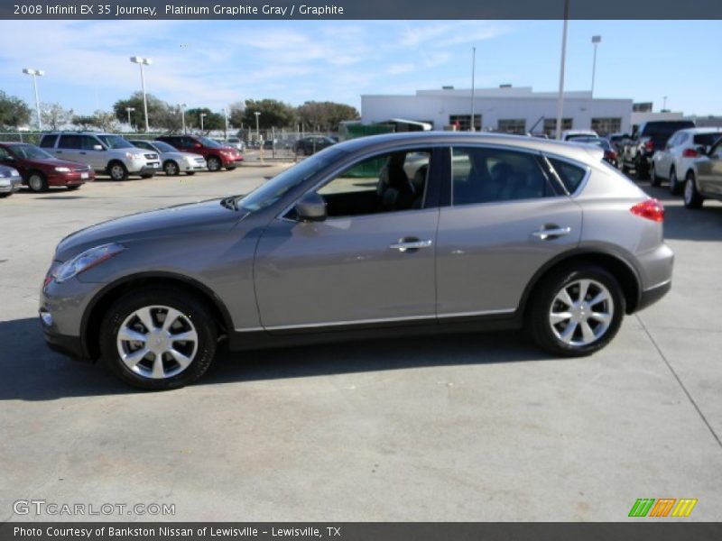 Platinum Graphite Gray / Graphite 2008 Infiniti EX 35 Journey