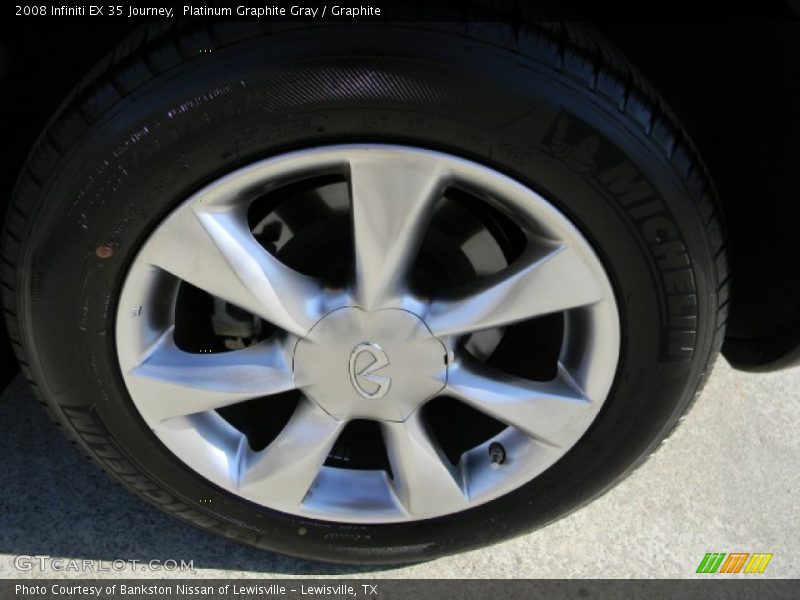 Platinum Graphite Gray / Graphite 2008 Infiniti EX 35 Journey