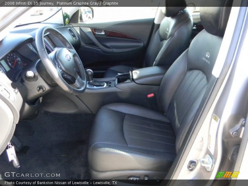 Platinum Graphite Gray / Graphite 2008 Infiniti EX 35 Journey