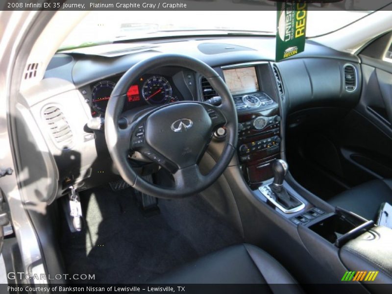 Platinum Graphite Gray / Graphite 2008 Infiniti EX 35 Journey
