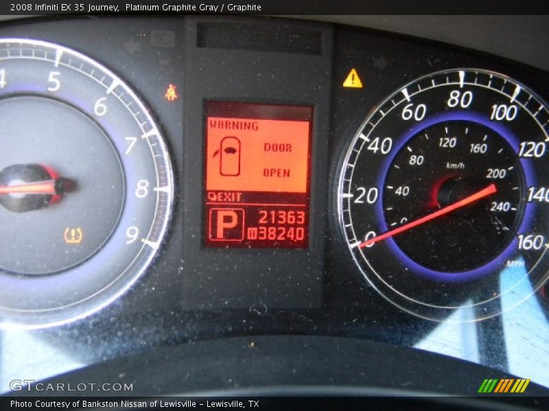 Platinum Graphite Gray / Graphite 2008 Infiniti EX 35 Journey