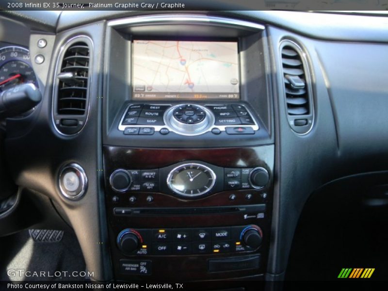 Platinum Graphite Gray / Graphite 2008 Infiniti EX 35 Journey
