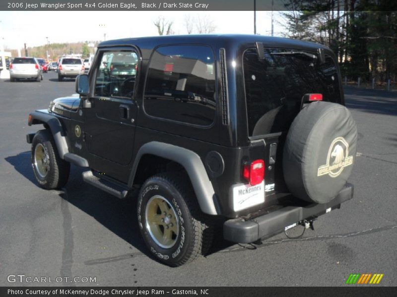 Black / Dark Slate Gray 2006 Jeep Wrangler Sport 4x4 Golden Eagle
