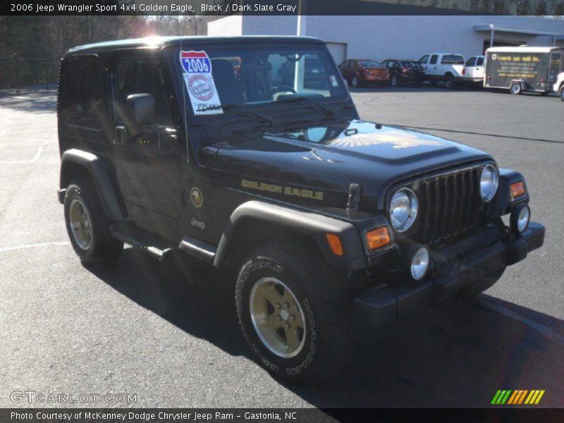 Black / Dark Slate Gray 2006 Jeep Wrangler Sport 4x4 Golden Eagle