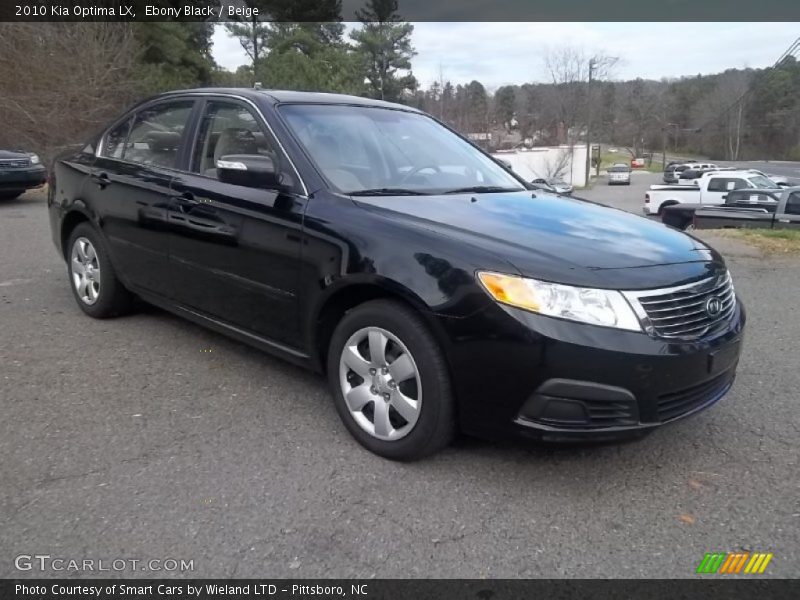 Ebony Black / Beige 2010 Kia Optima LX