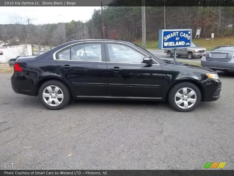 Ebony Black / Beige 2010 Kia Optima LX