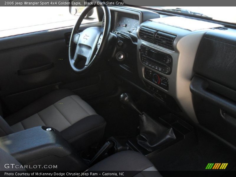 Black / Dark Slate Gray 2006 Jeep Wrangler Sport 4x4 Golden Eagle