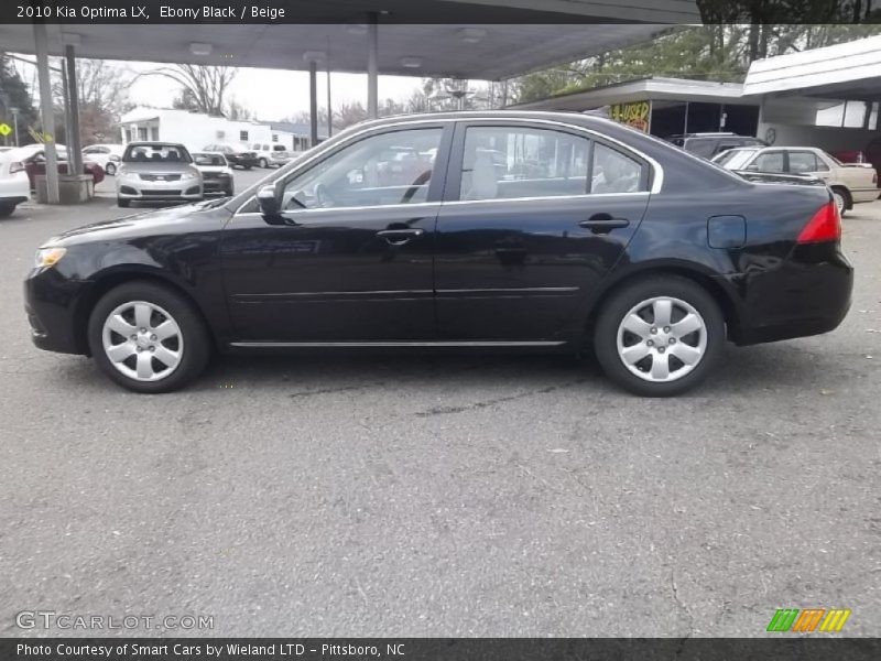 Ebony Black / Beige 2010 Kia Optima LX