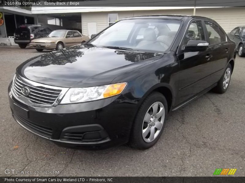 Ebony Black / Beige 2010 Kia Optima LX