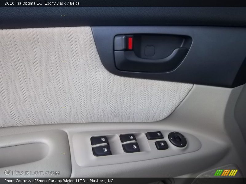 Ebony Black / Beige 2010 Kia Optima LX