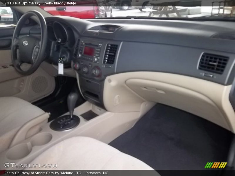 Ebony Black / Beige 2010 Kia Optima LX
