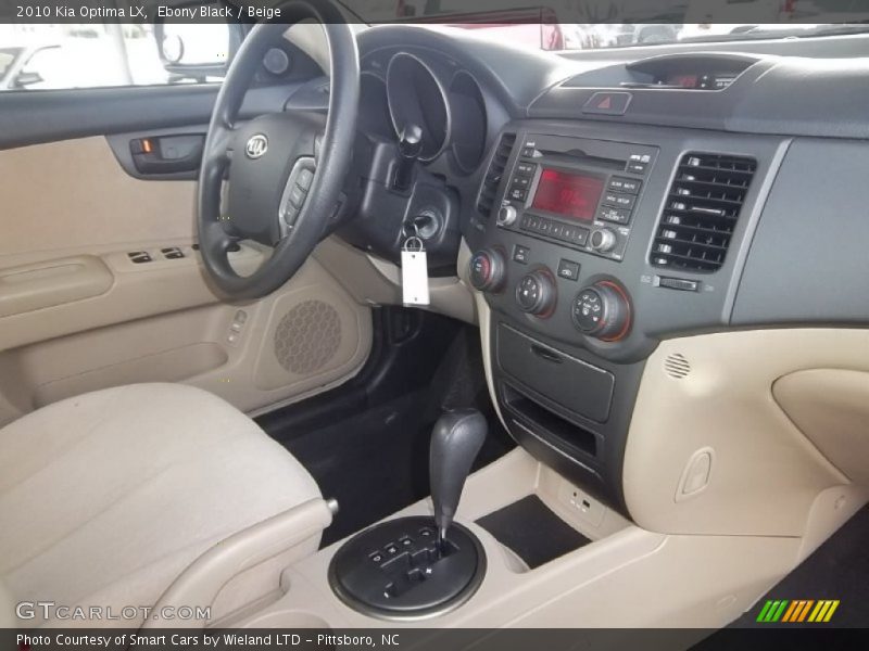 Ebony Black / Beige 2010 Kia Optima LX