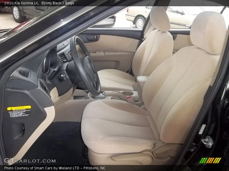 Ebony Black / Beige 2010 Kia Optima LX