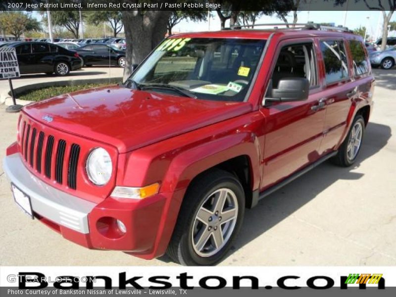 Inferno Red Crystal Pearl / Pastel Pebble Beige 2007 Jeep Patriot Limited