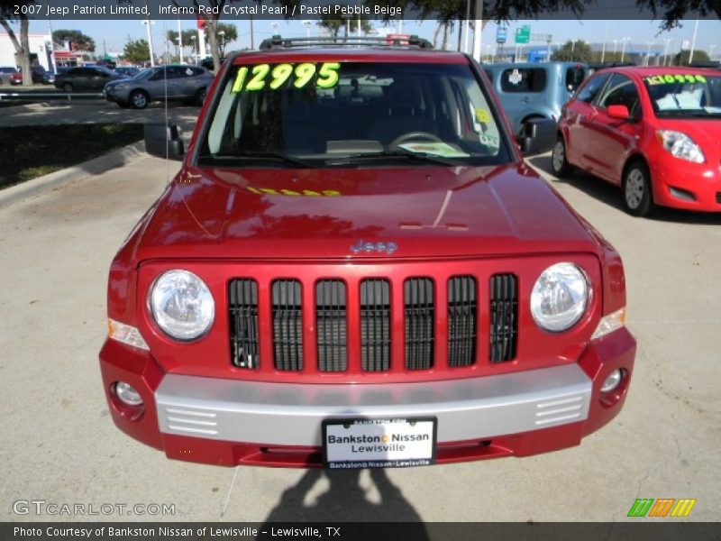 Inferno Red Crystal Pearl / Pastel Pebble Beige 2007 Jeep Patriot Limited