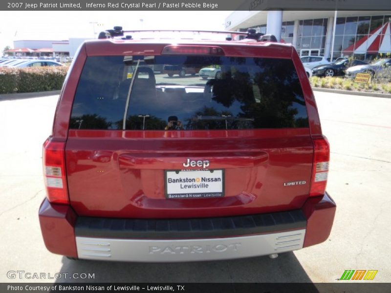 Inferno Red Crystal Pearl / Pastel Pebble Beige 2007 Jeep Patriot Limited