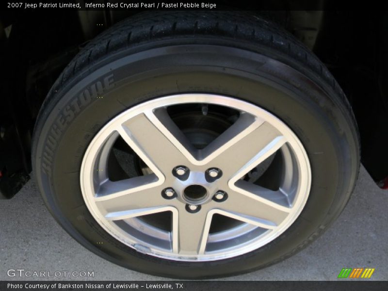 Inferno Red Crystal Pearl / Pastel Pebble Beige 2007 Jeep Patriot Limited