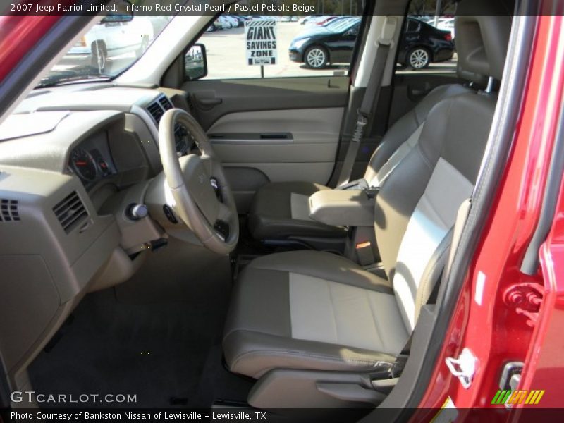 Inferno Red Crystal Pearl / Pastel Pebble Beige 2007 Jeep Patriot Limited