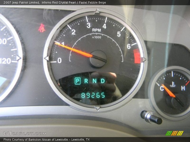 Inferno Red Crystal Pearl / Pastel Pebble Beige 2007 Jeep Patriot Limited