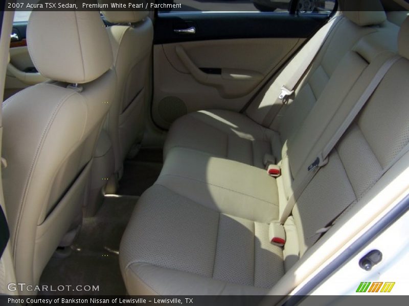 Premium White Pearl / Parchment 2007 Acura TSX Sedan