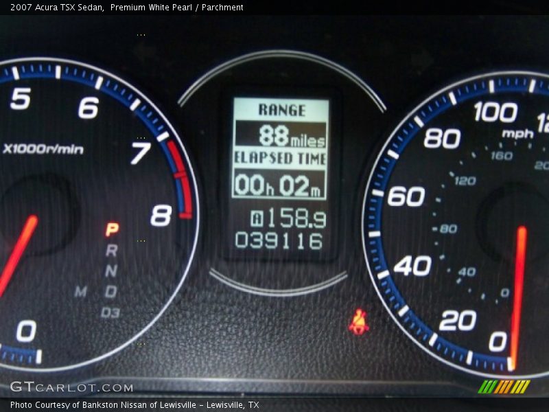 Premium White Pearl / Parchment 2007 Acura TSX Sedan