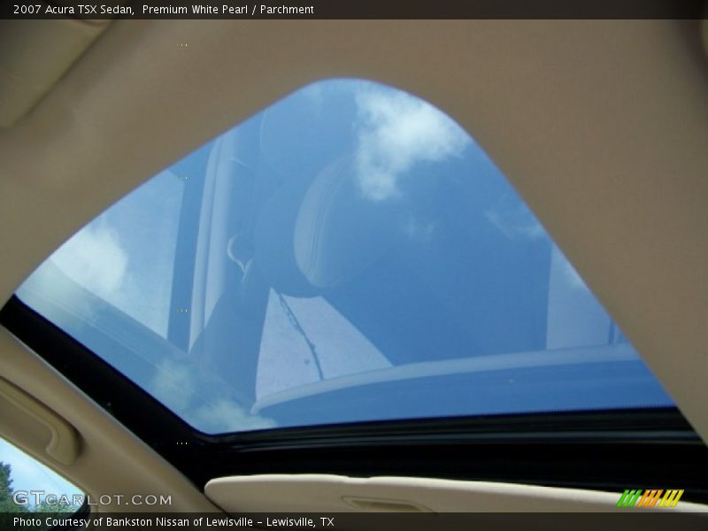 Premium White Pearl / Parchment 2007 Acura TSX Sedan