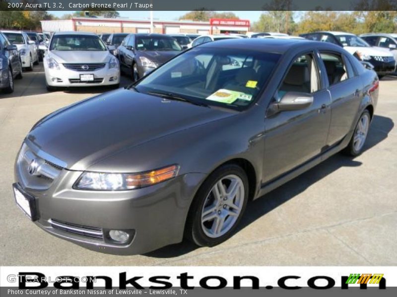 Carbon Bronze Pearl / Taupe 2007 Acura TL 3.2
