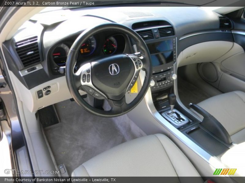 Carbon Bronze Pearl / Taupe 2007 Acura TL 3.2