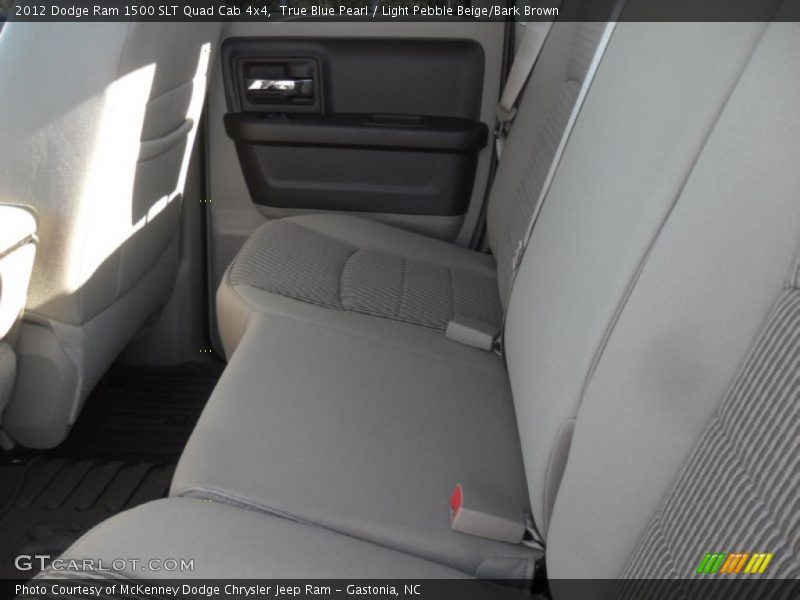 True Blue Pearl / Light Pebble Beige/Bark Brown 2012 Dodge Ram 1500 SLT Quad Cab 4x4