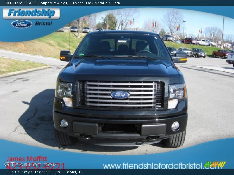 Tuxedo Black Metallic / Black 2012 Ford F150 FX4 SuperCrew 4x4