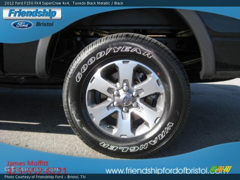 Tuxedo Black Metallic / Black 2012 Ford F150 FX4 SuperCrew 4x4