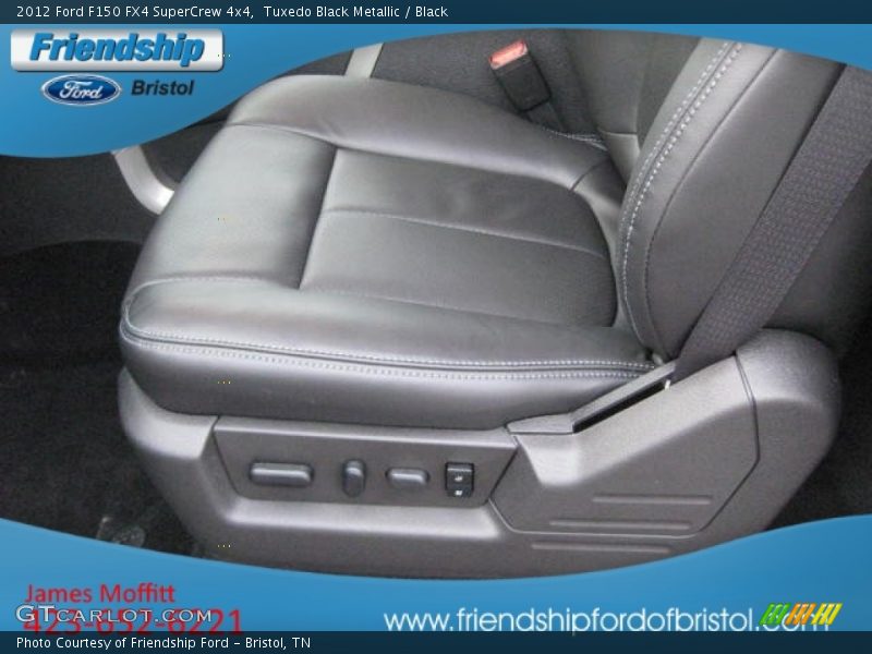 Tuxedo Black Metallic / Black 2012 Ford F150 FX4 SuperCrew 4x4