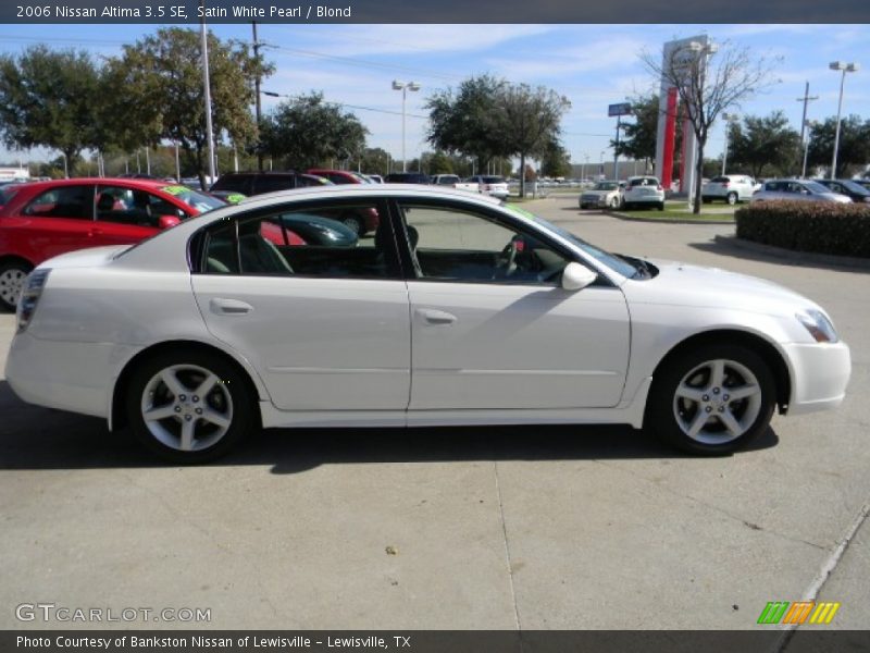 Satin White Pearl / Blond 2006 Nissan Altima 3.5 SE