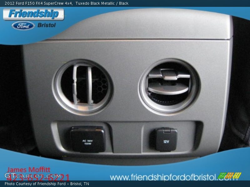 Tuxedo Black Metallic / Black 2012 Ford F150 FX4 SuperCrew 4x4