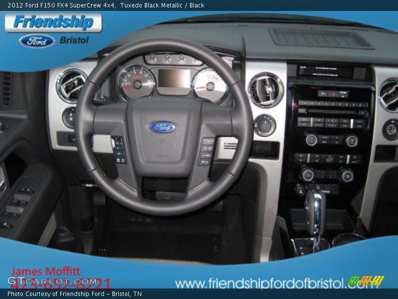Tuxedo Black Metallic / Black 2012 Ford F150 FX4 SuperCrew 4x4