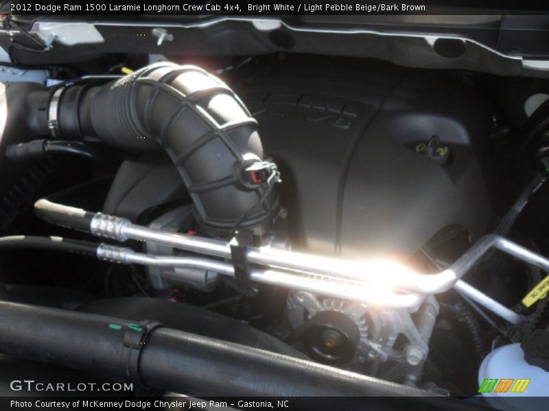 Bright White / Light Pebble Beige/Bark Brown 2012 Dodge Ram 1500 Laramie Longhorn Crew Cab 4x4