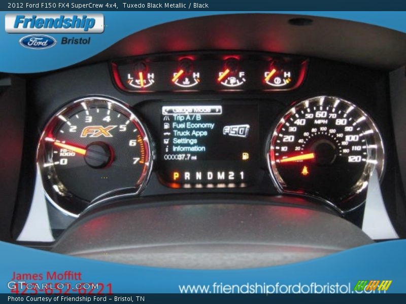 Tuxedo Black Metallic / Black 2012 Ford F150 FX4 SuperCrew 4x4