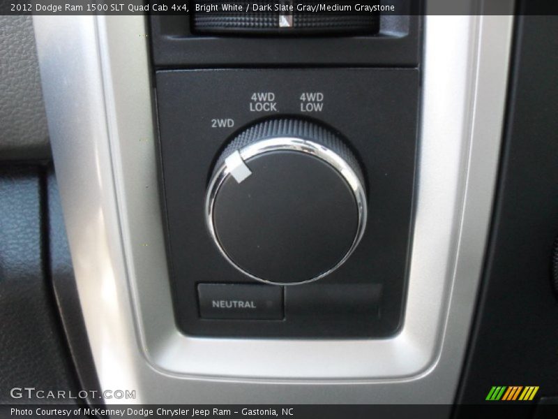 Bright White / Dark Slate Gray/Medium Graystone 2012 Dodge Ram 1500 SLT Quad Cab 4x4