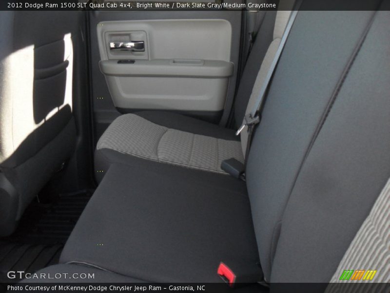 Bright White / Dark Slate Gray/Medium Graystone 2012 Dodge Ram 1500 SLT Quad Cab 4x4