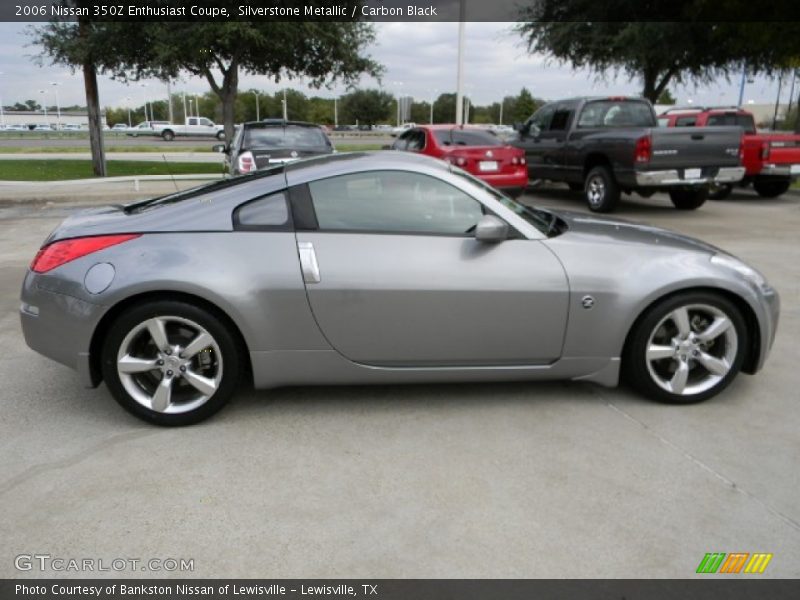 Silverstone Metallic / Carbon Black 2006 Nissan 350Z Enthusiast Coupe