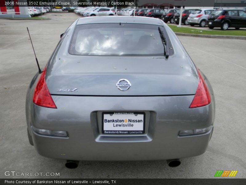 Silverstone Metallic / Carbon Black 2006 Nissan 350Z Enthusiast Coupe