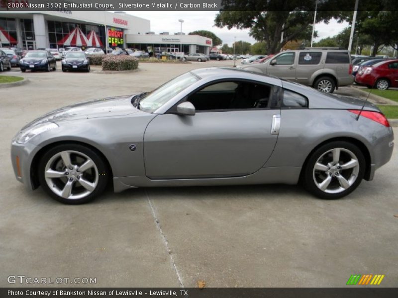 Silverstone Metallic / Carbon Black 2006 Nissan 350Z Enthusiast Coupe