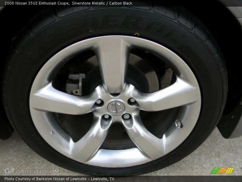 Silverstone Metallic / Carbon Black 2006 Nissan 350Z Enthusiast Coupe