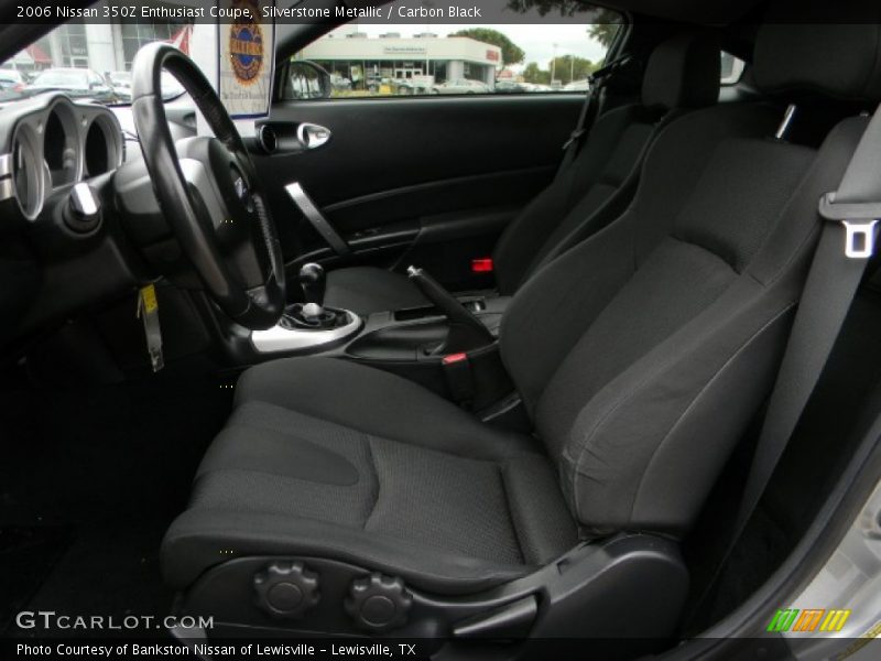Silverstone Metallic / Carbon Black 2006 Nissan 350Z Enthusiast Coupe