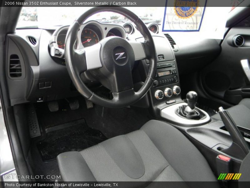 Silverstone Metallic / Carbon Black 2006 Nissan 350Z Enthusiast Coupe