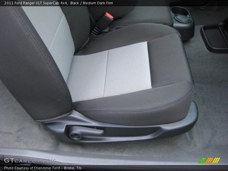 Black / Medium Dark Flint 2011 Ford Ranger XLT SuperCab 4x4