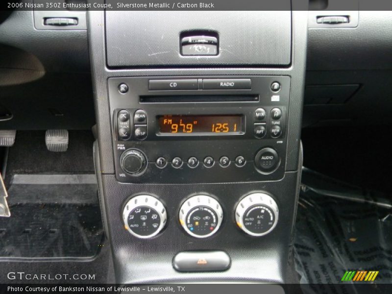 Silverstone Metallic / Carbon Black 2006 Nissan 350Z Enthusiast Coupe