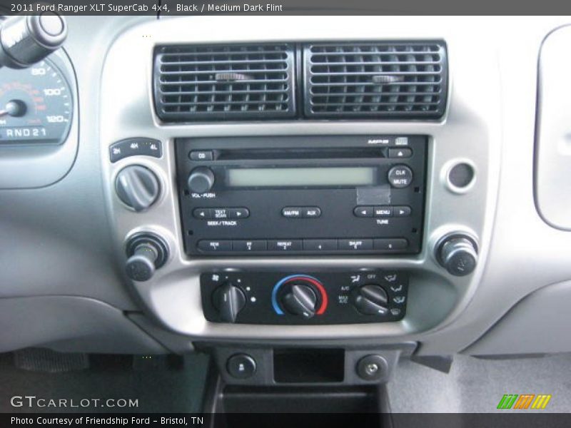 Black / Medium Dark Flint 2011 Ford Ranger XLT SuperCab 4x4